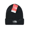 North Beanie Designer Faced Top Quality Hat Winter New Plush Outdoor Warmth Knitted Hat High Quality Couple Embroidered Woolen Hat