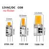 Geen flikkering G4 BULB AC DC12V COB LED LICHT Vervang traditionele van halogeen silicagellamp voor hanglampverlichtingsarmatuur Home