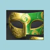 Party Masks Women Men Mask Carving Flower Mardi Gras Masquerade Halloween Cosplay Dress Ball Performance Half Face Mens Christmas Gi Dhkif