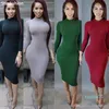 2023-Steckshion Dress Winter Soft Cotton Stretch Black Party Dresses Plus Size Skinny Sexig Club Wear Gorgeous Warm Maxi Bandage Bodycon Dress