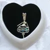 Pendant Necklaces Silver Plated Ballet Girl Pearl Dance Shape Cage Necklace Lovely Charms