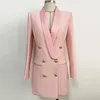 Kvinnors kostymer kvinnors vårbutik smal vintage silkgrön frukt krage dubbelbröst jacka blazer casual elegant kostym 2023