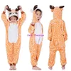 Rompers Children Pyjamas Unicorn Onesies Pajamas Animal Kigurumi Wolf Costume Cartoon Anime Cosplay Clothes for Kids 231113