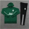 23 /24 Argélia Algerie Mens Football Tracksuit Jersey Kit Set 2023 24 Homens Treinamento Terno Futebol Tracksuits Survetement Pé Chandal Futbol Jaqueta Jogging Hooded