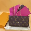 豪華なデザイナーバッグ小さな財布チェーンウォレットミニ財布メティスバッグ3ピースクロスボディウーマンハンドバッグフラップショルダーバッグ