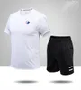 ФК Копенгагенские мужские спортивные костюмы, летняя спортивная одежда с короткими рукавами для отдыха, дышащая рубашка из чистого хлопка для бега