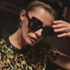 Солнцезащитные очки 2022 Новая мода Big Frame Square Sunglasses Women Brand Vintage Brivet Sun Glasses Женские сияющие оттенки Oculos de Sol T230414