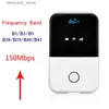 Routrar tianjie 150Mbps 3G/4G LTE WiFi Router Cat4 Pocket Bredband Hotspot Trådlös Wi Fi Router -modem med SIM -kortplats Q231114