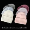 BeanieSkull Caps Venda Chapéu de Inverno Real Coelho Fur Chapéus de Inverno para Mulheres Moda Quente Beanie Chapéus Sólidos Adulto Capa Head Cap 231113