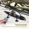 Freeshipping Bionic Robot Lizard Visual Programming Educational Robot Kit for Kids Remote Control DIY Toy Gaojg