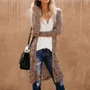 Women's Blouses 2023 Style Cardigan Women Leopard Shirt Ladies Loose Long Sleeve Blouse Top Fashion Clothes