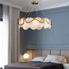 Kroonluchters moderne led rook grijs grijs glazen plafond slaapkamer dineren woonkamer hanger lamp creatief hangend licht glansdecor