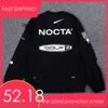 Sudaderas con capucha para hombres Versión estadounidense Nocta Golf Co Branded Draw Transpirable Secado rápido Ocio Deportes Camiseta Manga larga Cuello redondo Summerwtpa kl