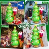 Christmas Decorations 7 FT Inflatable Tree with Santa Claus Outdoor Blow Up Yard Decoration Buildin LEDs Lighted 231113