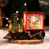 Decoratieve objecten Beeldjes Kerstman Sneeuwpop Kerstcadeau Kerstavond Muziekdoos Trein Muziekdoos Kristallen Bol Ornamenten Tafeldecoratie Prachtig 231113