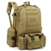 Borse da esterno SEEARTU 4 in 1 Zaino 55L Borsa militare tattica Zaino militare Zaino sportivo Trekking Viaggio Arrampicata Mochila 231114