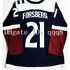 SJ 2022 Gabriel Landeskog Avalanche Hockey Jerseys Nathan Kinnon Mikko Rantanen Cale Makar Alex Newhook Joe Sakic Reverse Retroo