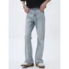 Jeans pour hommes de haute qualité 2023 Bell Bottom Mâle Lâche Denim Boot Cut Pantalon Beau Garçon Casual Business Flares Pantalon F20