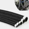 Hoses 1M/3M AN6 AN8 AN10 AN12 Braided Fuel Oil Line Nylon Stainless Steel Gasoline Brake Cooler Pipe 230414