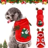 Vêtements de chien Petits chiens Santa Costume Vêtements de Noël pour Pug Chihuahua Yorkshire Pet Cat Vêtements Veste Manteau Animaux Pulls