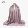 Scialle, Foulard Donna, Sciarpa, Veet ad Anelli, Cotone TR, Tinta Unita, Sciarpa Srotolata e Stropicciata