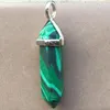 Pendentif Colliers Rhodorite Pierre Jaspe Lapis Lazuli Oeil de Tigre Malachite Howlite Aventurine Cornaline Cristal Opale Perle WFH815