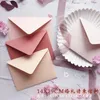 Gift Wrap 5pcs/pack Nude Pink Envelopes Luxury Japanese Gauze Paper Wedding Invitation 14cmX19cm