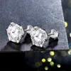 Stud Arrival 30 Gemstone Earrings for Women Solid 925 Sterling Silver D Color Solitaire Fine Jewelry 231113
