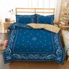 Beddengoedsets Boho Bandana Sets 2 3 -delige dekbedovertrek Adem quilt met 1 2 kussensloop Paisley 230413