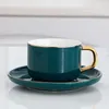 Mugs Kawaii Cups Of Coffee Travel Mug Cute And Teacup Saucer Set Personalized Cup For Tea Ceramic Kitchen Crockery