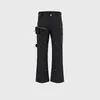 Pantalones para hombres PFNW y otoño de las mujeres Tide Zipper Cargo Chic Darkwear Pocket Funcional Amplio Casual Monos Pantalones 12Z4255