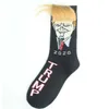 MOQ 50PCS Kobiety mężczyźni Trump Crew Socks Yellow Hair Funny Cartoon Sports Socks