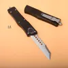 UT-A5 Pocket Automatic Tanto With KNIVES Double Action Tactical KNIFEs Handle Hellhound 6061-T6 UTX85 Aluminum EDC Knife Tools Xngqd