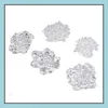 Party Decoration Clear Fake Crushed Ice Rocks Decor Artificial Acrylic Diamonds For Vase Fillers Födelsedagsbord Centerpiece Dhesb