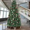 Décorations de Noël 12 pieds Structure d'arbre automatique Matériau PVC 7794 pointes Vert 231113
