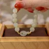 Strand Friends Main Bijoux Attirer Bonne Chance Perlé Femmes Bracelets Chinois Bracelets Coréens Imitation Hetian Jade Bracelets