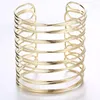 Bangle Women Arm Armband Upper Cuff Armlet Vintage Spiral Armband Justerbar kvinnlig gåva