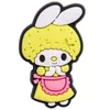 Inne style mieszanki 50pcs Pvc Ml Cartoon Shoe Charms Kawaii Japan Bow Serce Flower Croc Jibz Fit Fits Buty Girls Buty Ozdoby Drop D Otz1d