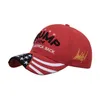 赤黒刺繍トランプ帽子 2024 キープアメリカバックドナーレトランプ野球ピークキャップ大人のスポーツ帽子