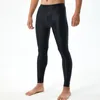 Pantaloni da uomo Elactic Lucido Leggings scarni Uomo Raso Traspirante Yoga Palestra Casual Sport Fitness Pantaloni lunghi Plus Size 2023