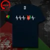 Erkek Tişörtleri Afgan Kalp Atışı Tshirt Ben Afganistan Ülke Bayrak Aile Tişörtleri Sporting Nation Team Giyim