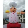 5 mh gigant stojący nadmuchiwany model kucharza nadmuchiwany szef kuchni z bezpłatną dmuchawą aur do promocji restauracji