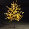 Décorations de Noël LED artificielle fleur de cerisier arbre lumière de Noël ampoules LED 2M hauteur 110/220VAC imperméable à la pluie utilisation extérieure lampe d'arbre de cour LT635