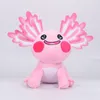 Nouveau produit transfrontalier Axolotl Plus dessin animé six couleurs salamandre poupée cadeau pour enfants salamandre en peluche