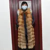 Women s Jackets Winter Red Fur Vest Female Real Extended Long Women Waistcoat Natural 231113