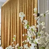 Party Decoration 2023 Arrival Crushed Velvet 3m Hx 3mW Gold Home Using Curtain Drape Wedding Backdrop