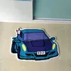 Carpet Sports Racing Car Shape Rug Boy Living Room Bedroom Decor Carpet Embroidered Non-slip Floor Mat Doormat Drop 231113