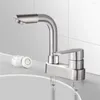 Bathroom Sink Faucets Basin Faucet 304 Stainless Steel Mixer Tap Cold Water Ceramic Valve 2 Holes Single Handle