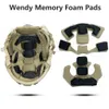 Taktiska hjälmar Memory Foam Pad Replacement Airsoft Hjälmtillbehör Team Wendys Protector 231113