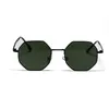 Gafas de sol de diseñador redondas para mujer y hombre, gafas de sol a la moda, gafas de sol Vintage Steampunk con montura pequeña UV400